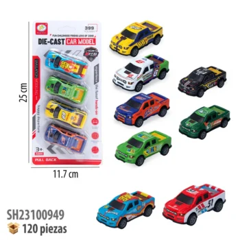 CARRITOS DE METAL 4 PIEZAS