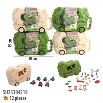 DINOSAURIO CON ACCESORIOS LUZ Y SONIDO