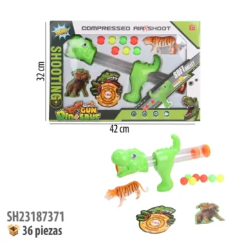 PISTOLA DE PELOTAS CON ACCESORIOS.