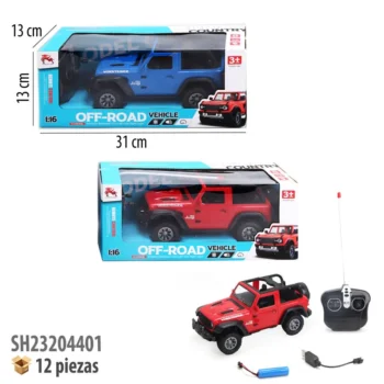 CAMIONETA CON CONTROL REMOTO RECARGABLE