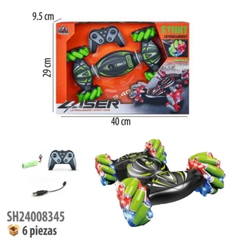 CARRO CON CONTROL REMOTO RECARGABLE