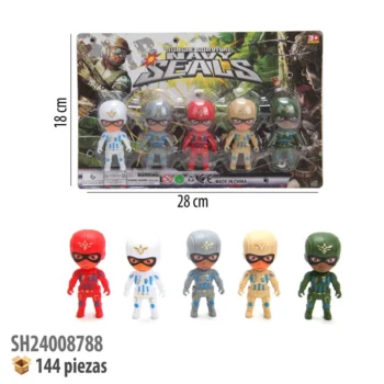 FIGURAS DE ACCION 5 PIEZAS.