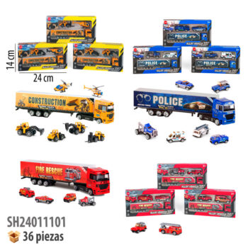 TRAILER CON VEHICULOS