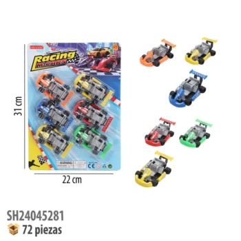 CARROS 6 PIEZAS
