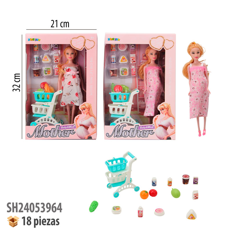 MUÑECA CON ACCESORIOS