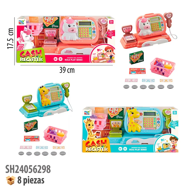 CAJA REGISTRADORA CON LUZ Y SONIDO