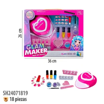 JUEGO DE UÑAS CON VENTILADOR