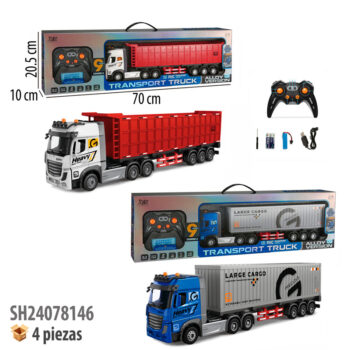 TRAILER CON CONTROL REMOTO RECARGABLE