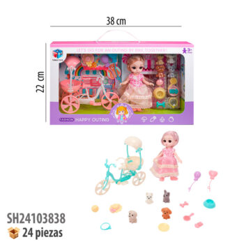 MUÑECA CON ACCESORIOS