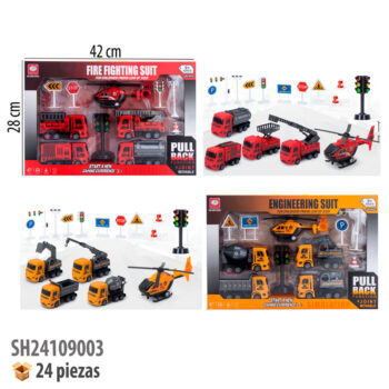 SET CAMION BOMBEROS FRICCION