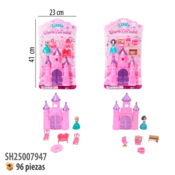 CASA DE MUÑECAS CON ACCESORIOS