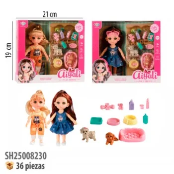 MUÑECA CON ACCESORIOS