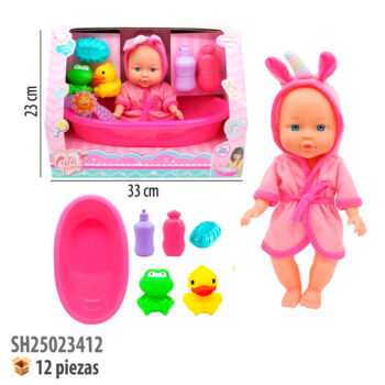 MUÑECA CON ACCESORIOS