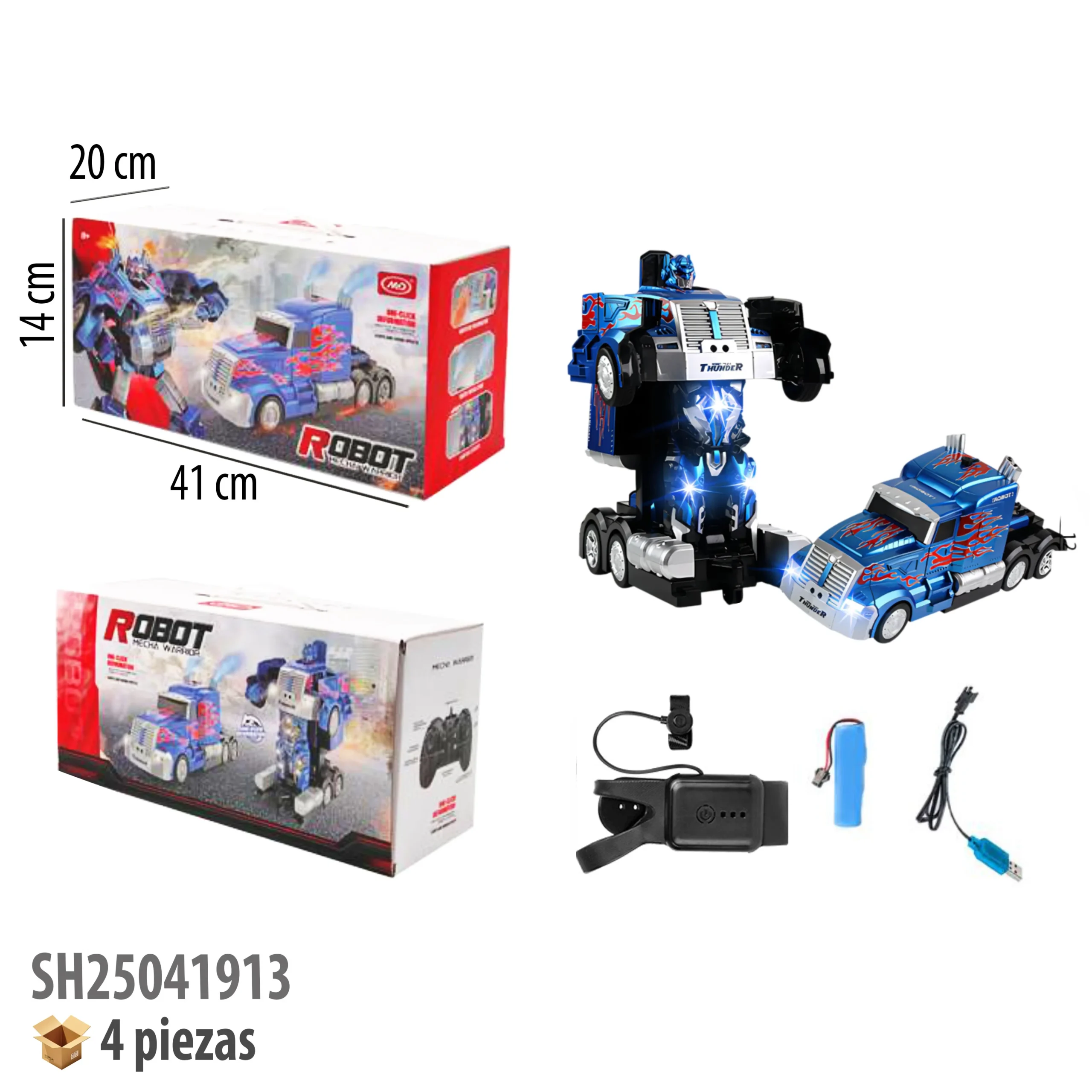 CARRO CON CONTROL REMOTO RECARGABLE