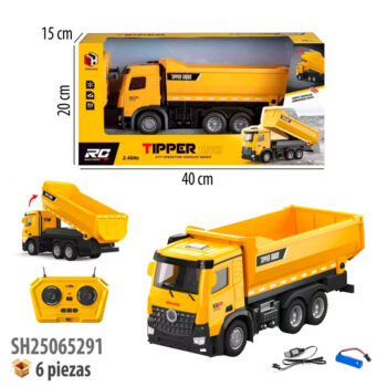 CAMION CON CONTROL REMOTO RECARGABLE