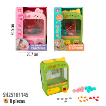 JUEGO ATRAPA PELUCHES CON LUZ Y SONIDO.