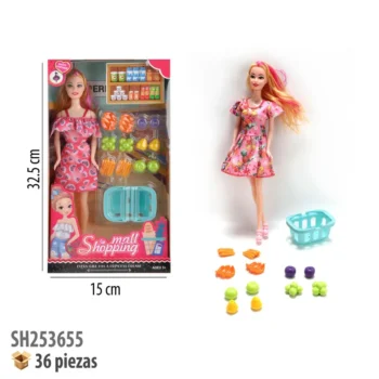 MUÑECA CON ACCESORIOS