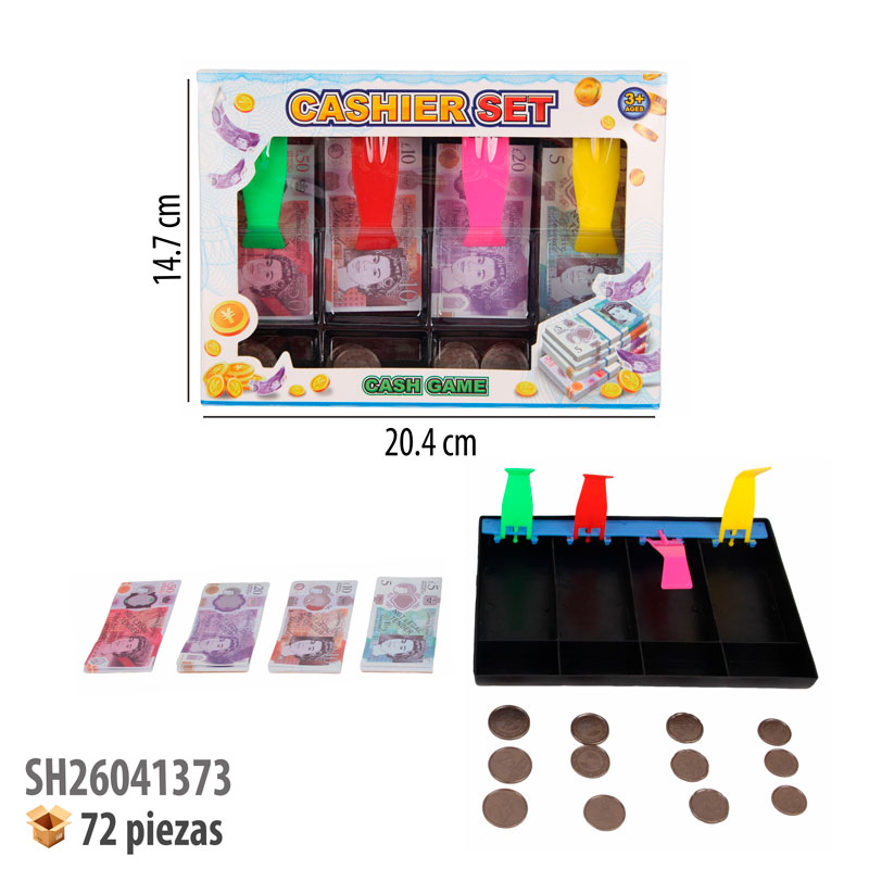 JUEGO DE BILLETES Y MONEDAS