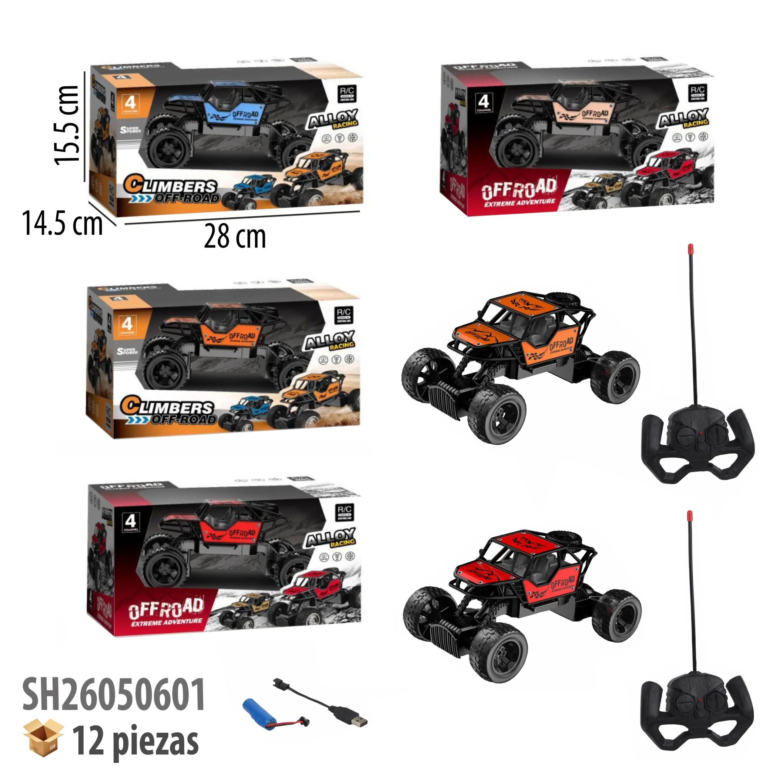 CAMIONETA CON CONTROL REMOTO RECARGABLE