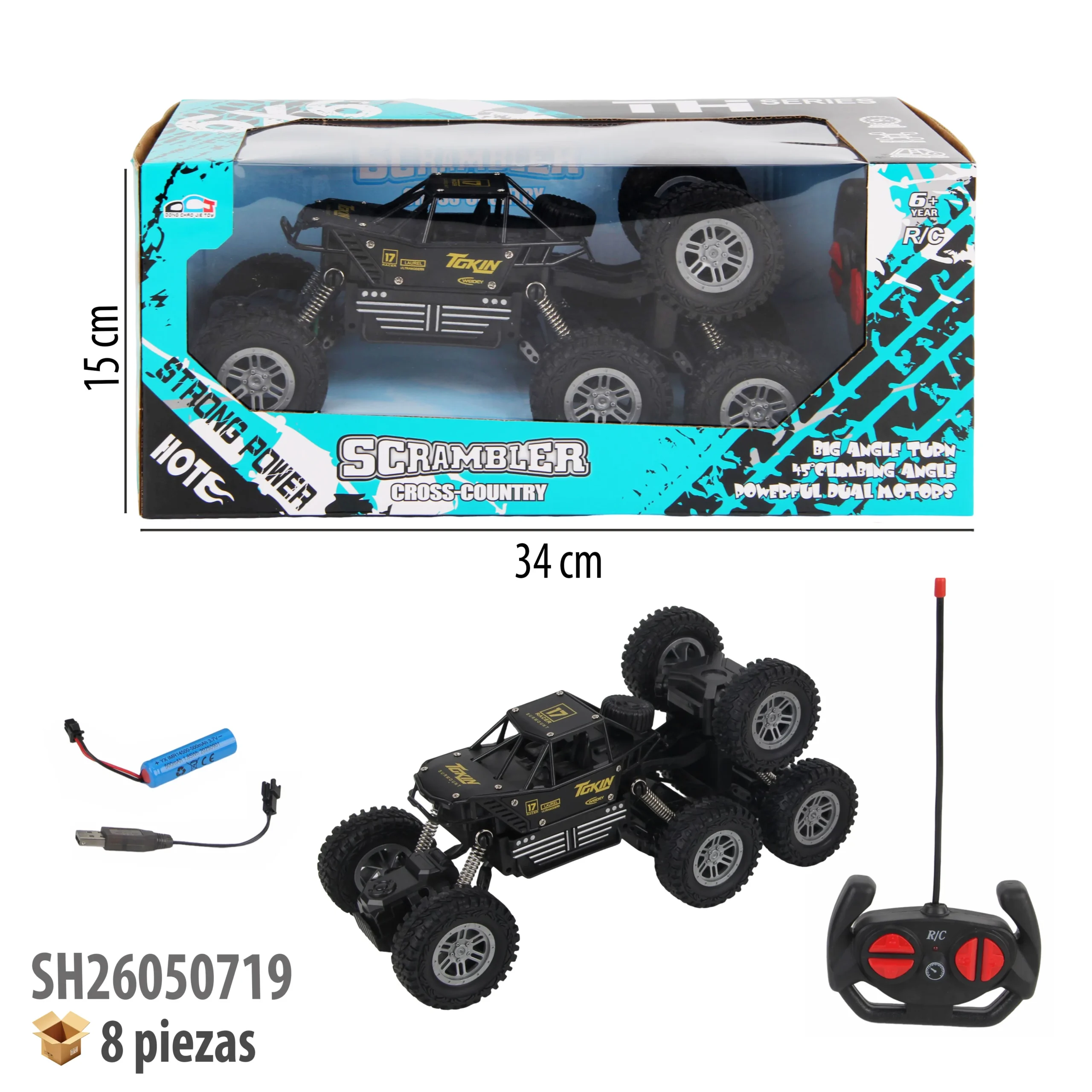 CAMIONETA CON CONTROL REMOTO RECARGABLE