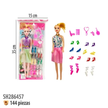 MUÑECA CON ACCESORIOS