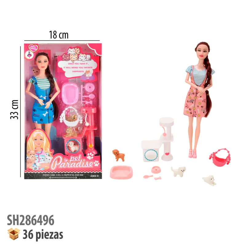 MUÑECA CON ACCESORIOS