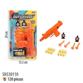 PISTOLA CON ACCESORIOS