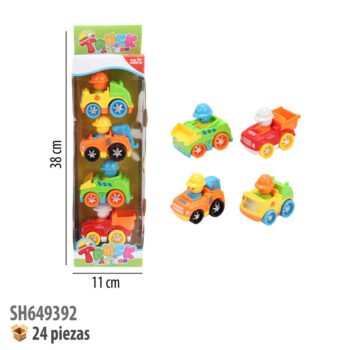 CARROS FRICCION 4 PIEZAS
