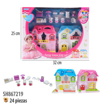 CASA DE MUÑECAS CON ACCESORIOS