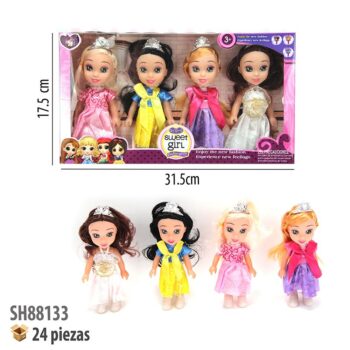 MUÑECAS 4 PIEZAS