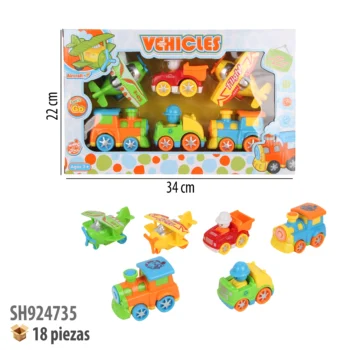 SET VEHICULOS FRICCION