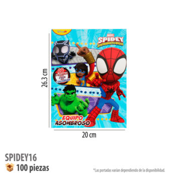 LIBRO PARA COLOREAR 16 PAGS SPIDEY