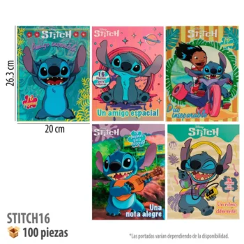 LIBRO PARA COLOREAR 16 PGS STITCH