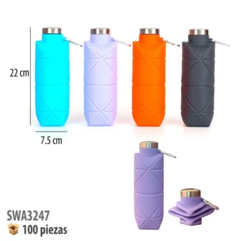 BOTELLA DE AGUA PLEGABLE 700 ML
