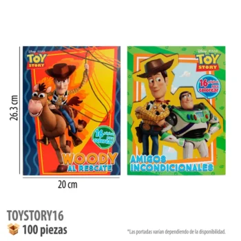 LIBRO COLOREAR 16 PGS TOY STORY 4