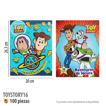 LIBRO COLOREAR 16 PGS TOY STORY 4