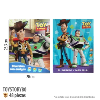 LIBRO COLOREAR 80 PGS TOY STORY