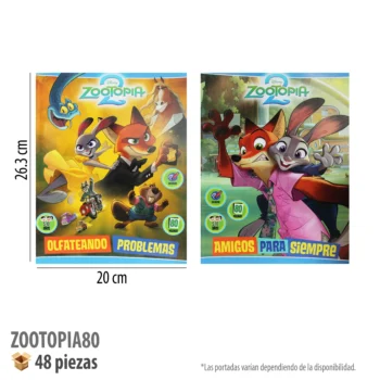 LIBRO PARA COLOREAR 80 PAGS ZOOTOPIA