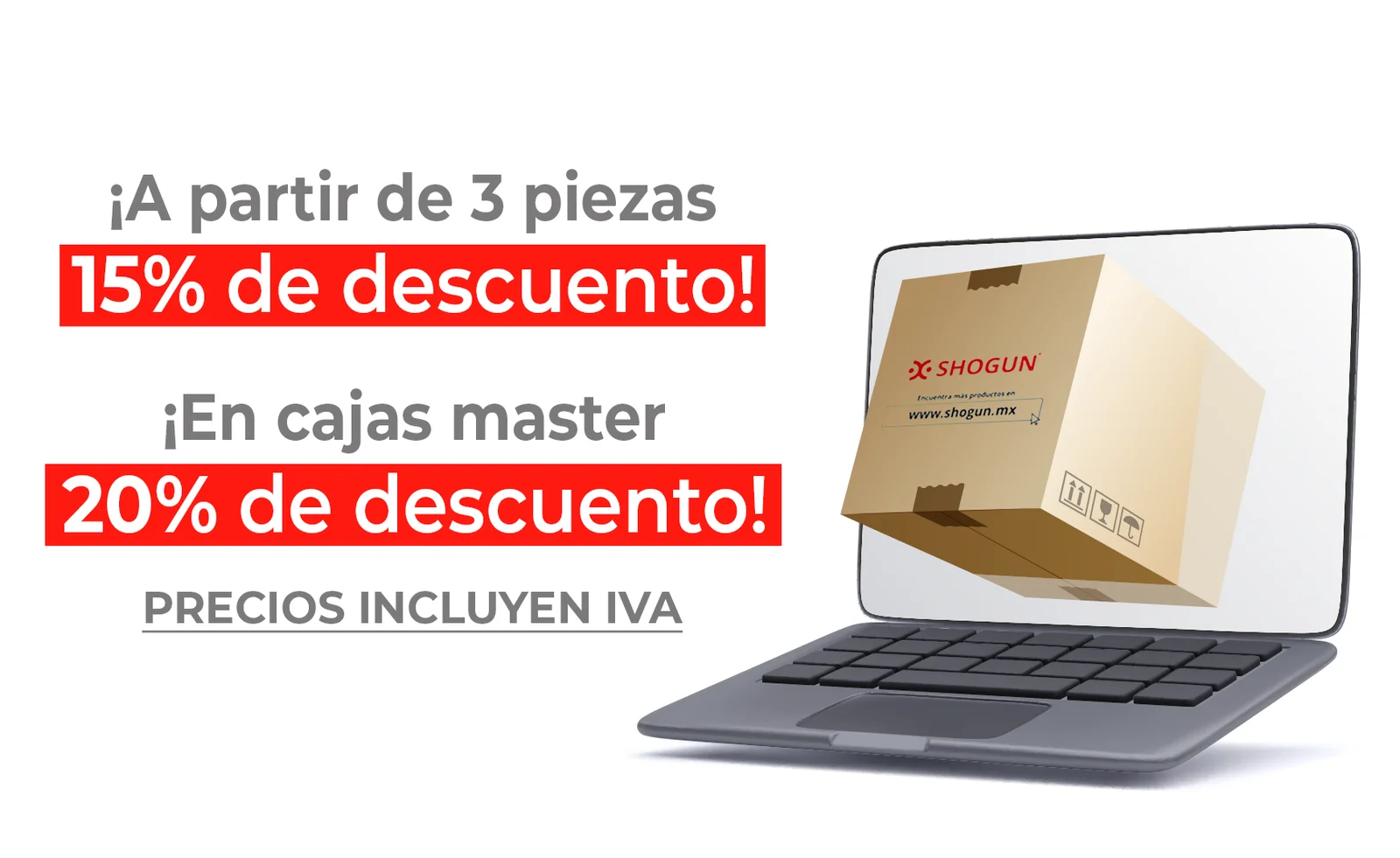 Shogun Juguetes en mayoreo 15% y 20% de descuento